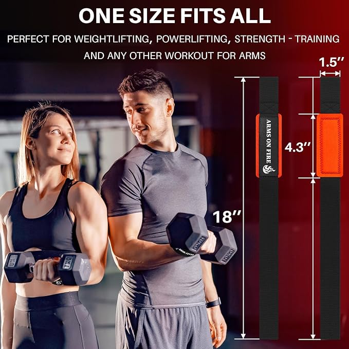 TECEUM Wrist Lifting Straps with Neoprene Padding Support β Heavy Duty Wrist Workout Straps For Men and Women β Ideal for Powerlifting, Strength Training, Bodybuilding