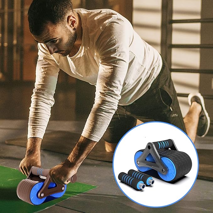 Automatic Rebound Abdominal Wheel,Workout Equipment for Abs