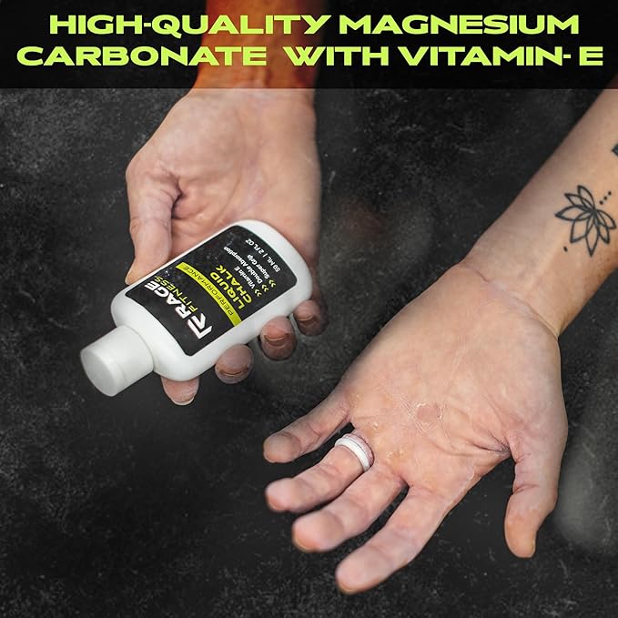 Rage Fitness Gym Liquid Chalk, Magnesium Carbonate Athletic Chalk for Excellent Grip, Gym Workout Grip Chalk, Weightlifting, Gymnastics