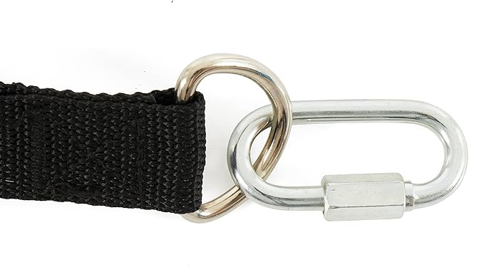 Total Gym 40950H Flexible Nylon Strap Handles for Comfortable and Versatile Workout Routines on Home Machines, Black