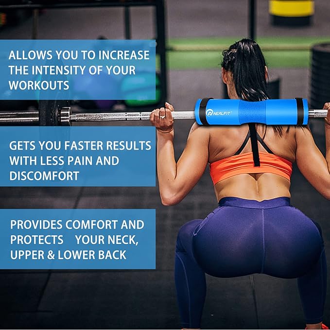 Barbell Pad Squat Pad for Squats—Squat Bar Pad—Great