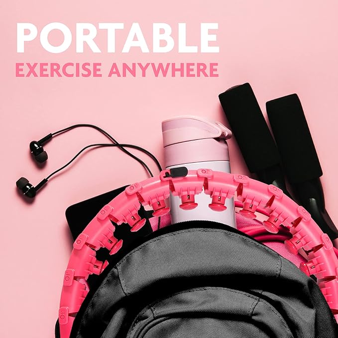 Hula Hoop Fitness Gear - Abs Workout Exercises),Pink,FE21440