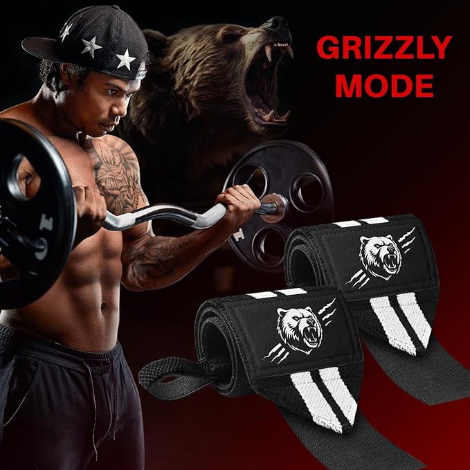 TECEUM Weightlifting 18" & 12" Wrist Wraps with Thumb Loop β Heavy Duty Wrist Workout Braces for Men and Women β Ideal for Powerlifting, Strength Training, Bodybuilding