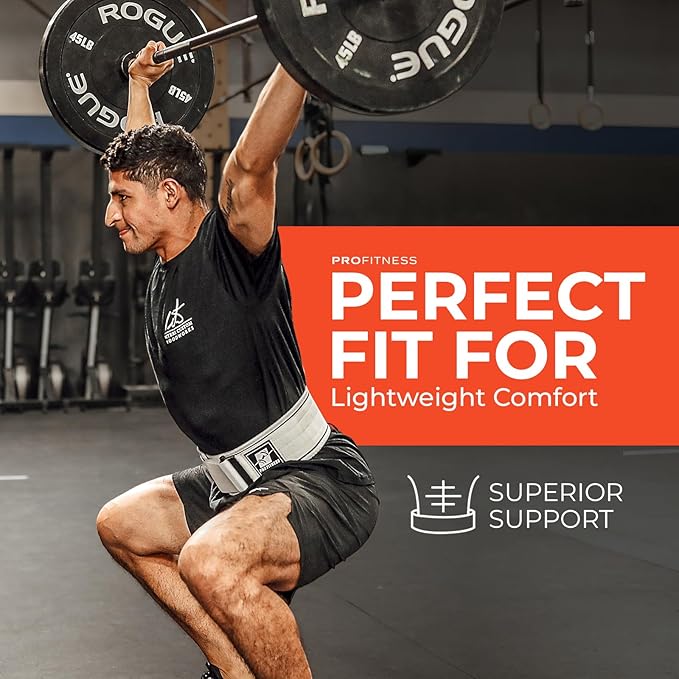 Weightlifting Belt for Men & Women - 4''