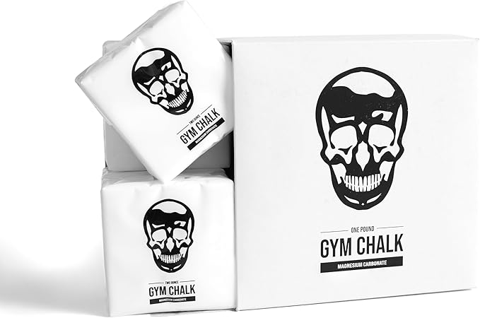 Gymreapers Gym Chalk, Athletic Powder Chalk for Maximum Grip Magnesium Carbonate Chalk for Powerlifting, Weightlifting, Rock Climbing, Gymnastics Chalk Block (8-2oz Chalk Blocks)