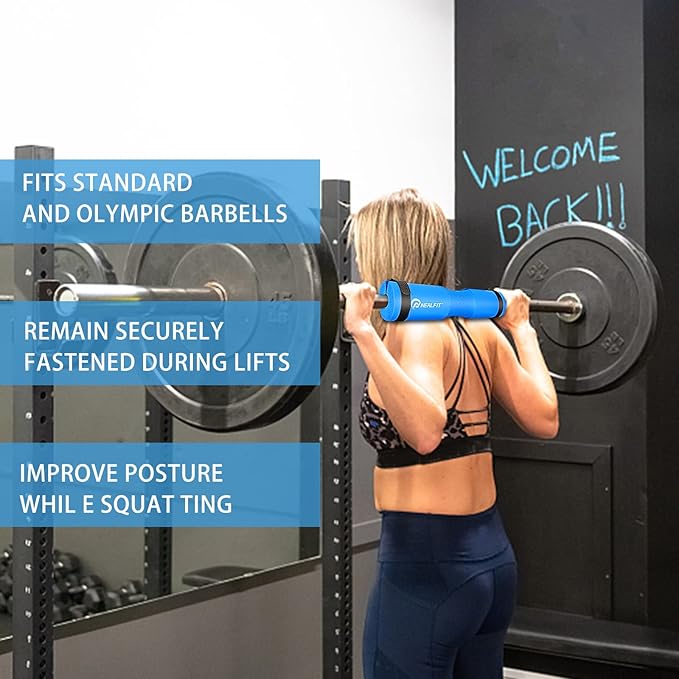 Barbell Pad Squat Pad for Squats—Squat Bar Pad—Great