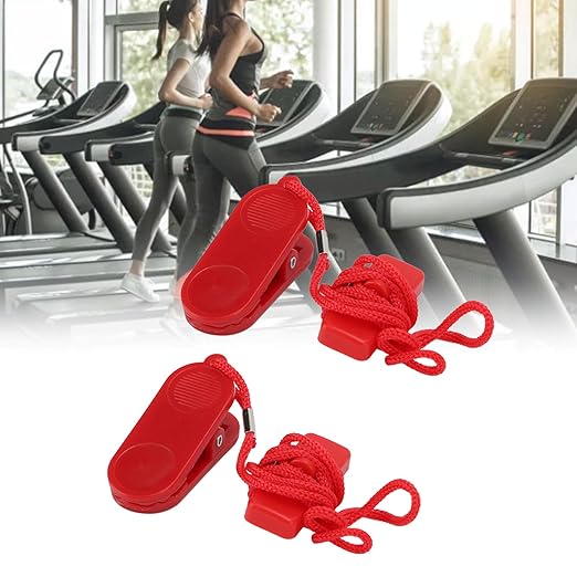 Treadmill Safety Key Replacement - 2 PCS Universal Magnet Key Compatible With Proform, Image, Weslo, Reebok, Epic, Golds Gym Treadmills