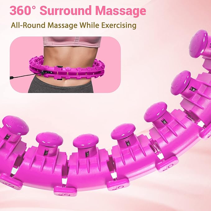 34 Knots Weighted Workout Hoop Plus Size