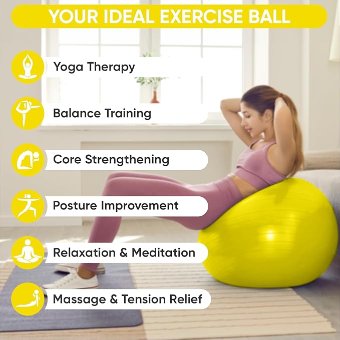 APEXUP Yoga Ball Exercise Ball