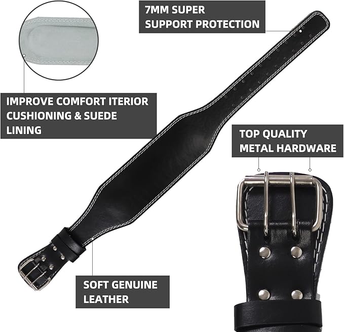 Weight Lifting Belt for Bodybuilding 4-inch Wide
