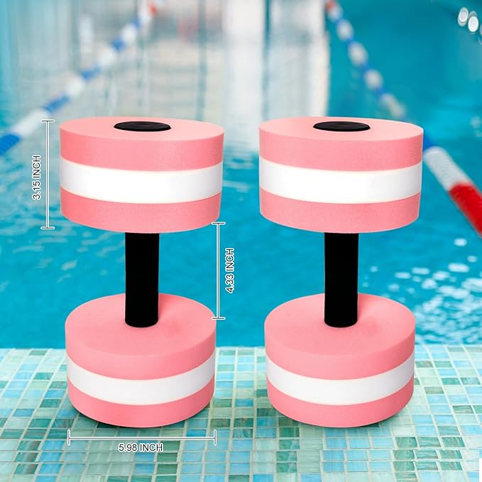Aquatic Dumbells Set of 2 Water Dumbells Pool