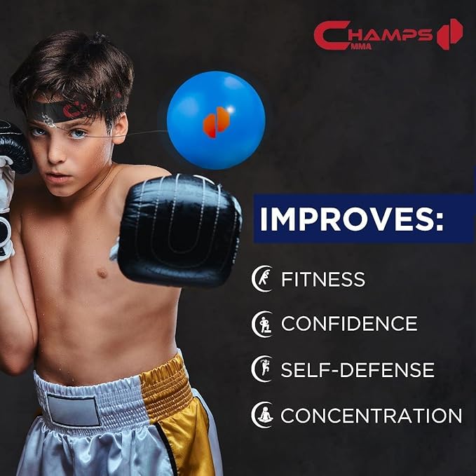 CHAMPS MMA Boxing Reflex Ball -Improve Reaction Speed