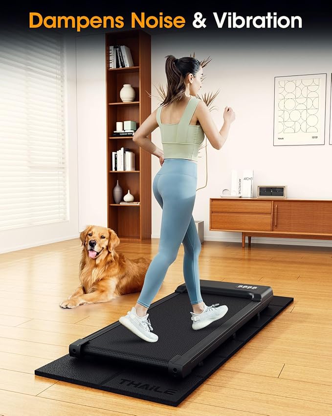 Treadmill Mat, Foldable Exercise Equipment Mat, 1/4β Thick