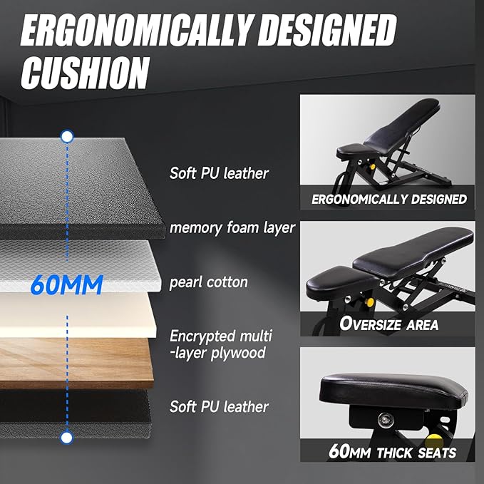 FANATICS Weight Bench 1000 LBS