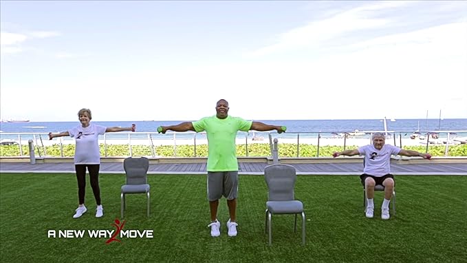 Exercise for Seniors DVD Collection- 6 Total Body Workouts + 10 Balance Workouts + Resistance Band + 3 Bonus Senior Exercise Gifts- Easy to Follow. Fun to do! Exercise videos for seniors you will love