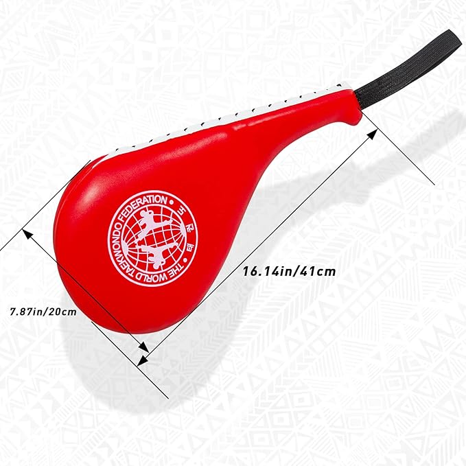JANNO 2 Pack Taekwondo Kick Pads, Double Strike Boxing Pads, Striking Karate Martial Arts Training Target Pad, Karate Kicking Target for Kids Youth Adult