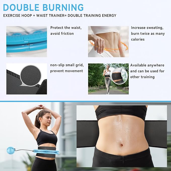Weighted Hula Hoop for Adults Weight Loss