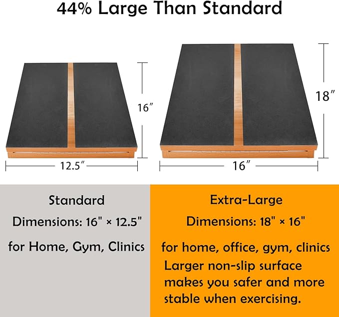 Professional Slant Board, Adjustable Incline Board and Calf Stretcher, Slant Board for Calf Stretching, Calf Stretch Board