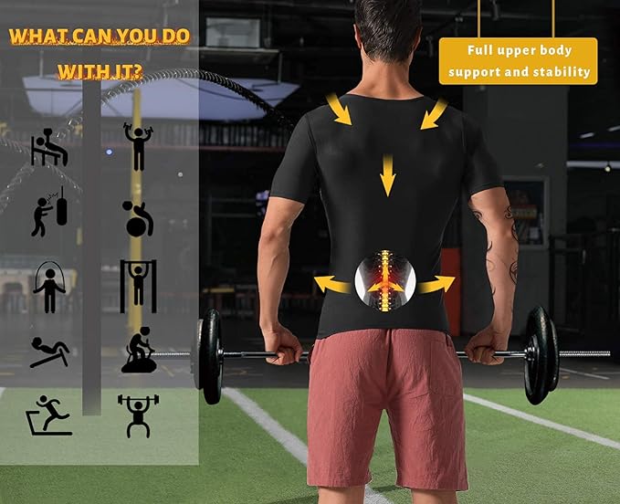 Men Sauna Shirt Sweat Suit Slimming Vest Workout