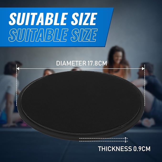 Wettarn 24 Pcs Core Sliders for Working Out