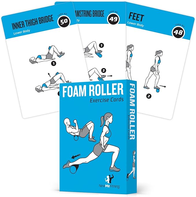 NewMe Fitness Foam Roller Workout Cards