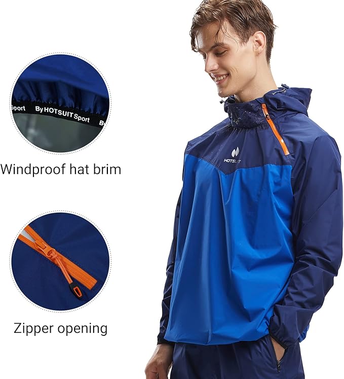 HOTSUIT Sauna Suit for Men Sweat Sauna Jacket