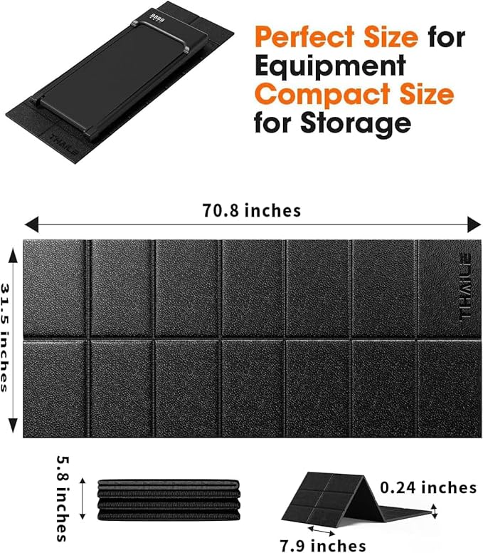 Treadmill Walking Pad Mat for Carpet Floors 71x32 1/4Γ’β¬ΕThick Treadmill