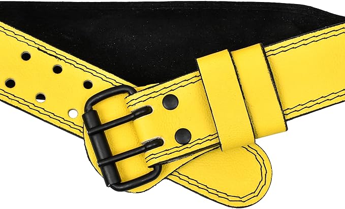 ESTREMO Weight Lifting Belt Leather courted Power Lifting 4 Inches