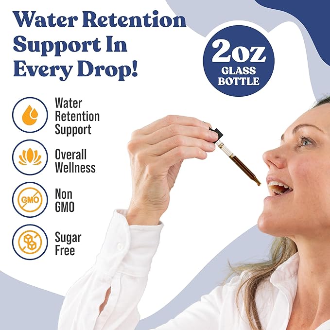Hydrocin - Advanced Diuretic Water Retention Support Supplement - Liquid Delivery for Better Absorption - Dandelion, Uva Ursi, Juniper Berry, Celery Seed, Green Tea & More!