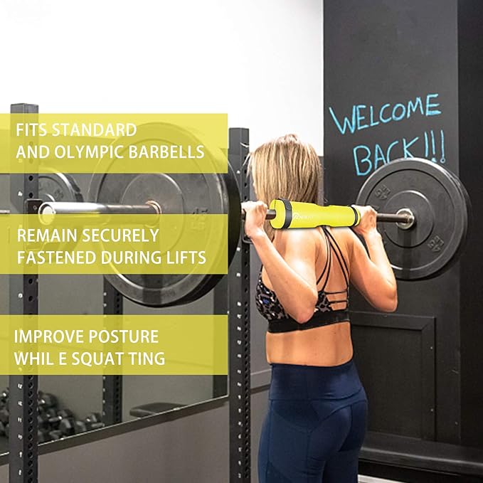 Barbell Pad Squat Pad for Squats—Squat Bar Pad—Great