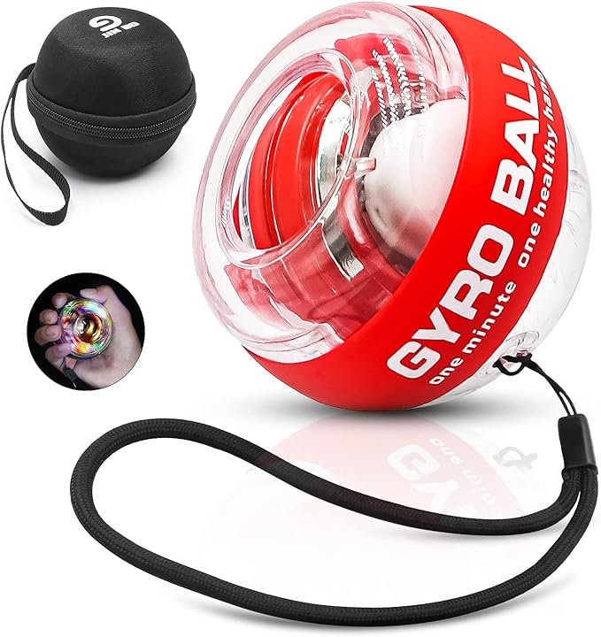 Wrist Trainer Ball Auto-Start Wrist Strengthener Gyroscopic Forearm