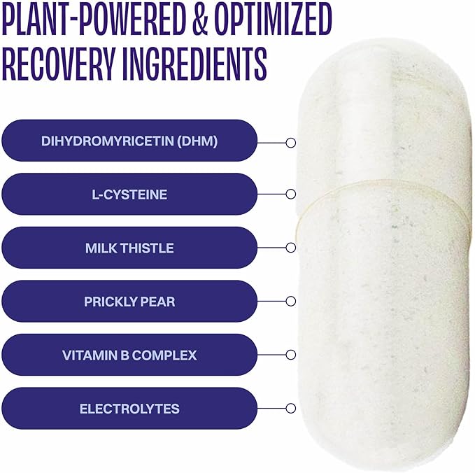 DHM Detox, No Days Wasted, 30 Servings - Take During Evening for Better Next Day and Recovery