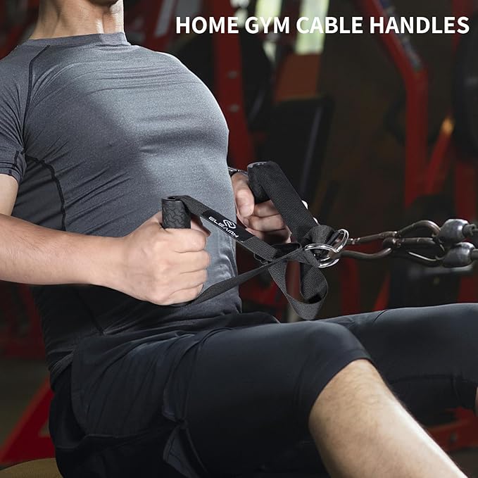 Landmine Attachment for Barbell Bar,Portable Landmine Handle Straps, T Bar Row Attachment, Fits Barbell and Cable Machine, Portable Strength Training and Home Gym Equipment