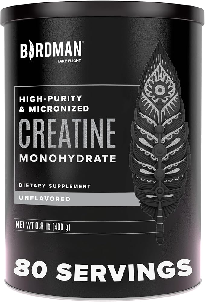 BIRDMAN Micronized Creatine Monohydrate Powder 80 Servings (5 Grams 0.8lb