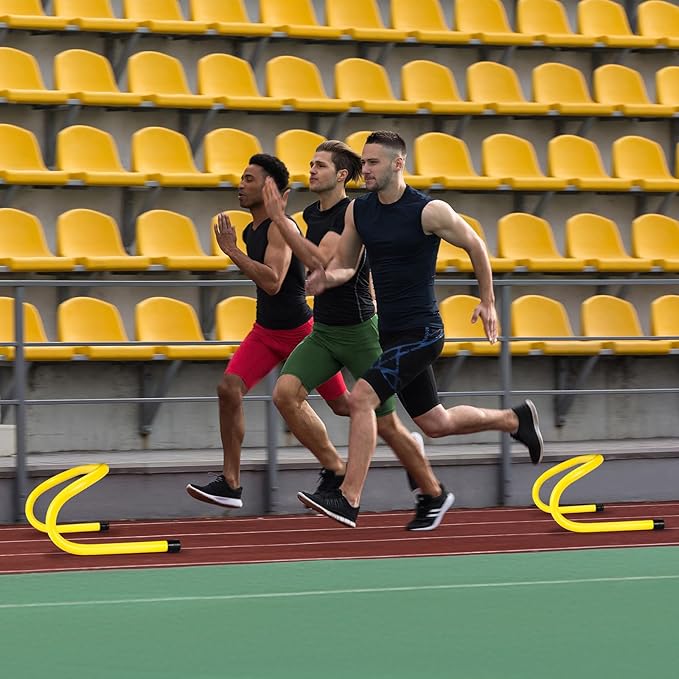 Wettarn 18 Pcs 6" Speed Training Hurdles Agility