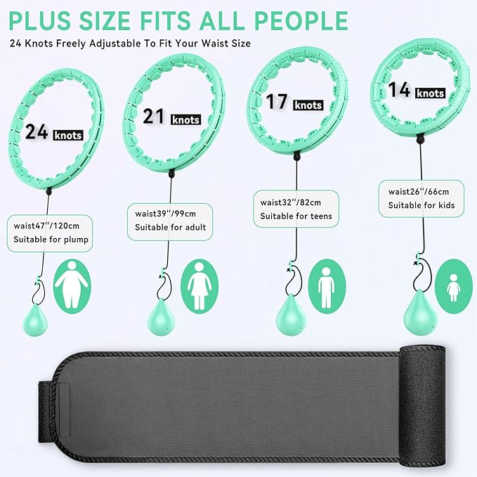 Weighted Hula Hoop for Adults Weight Loss