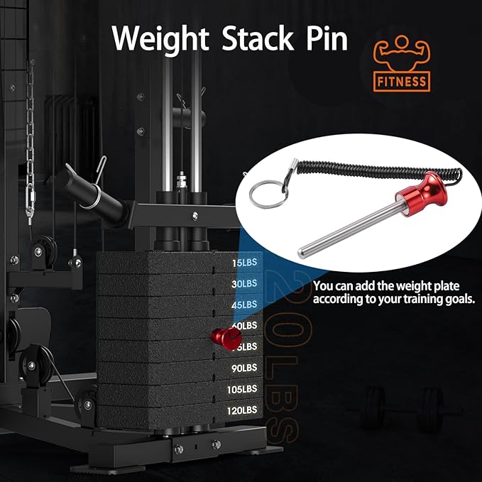 Weight Stack Pin,Magnetic Weight Pin,Diameter 4 Inch Solid Aluminum Alloy Universal Gym Pin Weight Machine Pin for Home Gym Exercise Machine Accessories(2pcs)
