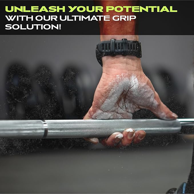Gym Chalk | Magnesium Carbonate Athletic Chalk for Excellent Grip - Gym Workout Grip Chalk for Weightlifting & Gymnastics.
