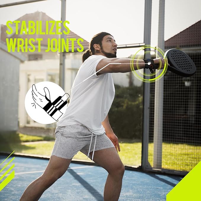 Slim Panda Weightlifting Wrist Wraps- Upgraded Wrist Support with Heavy Duty Thumb Loop for Powerlifting, Bodybuilding, and Weight Lifting Men & Women
