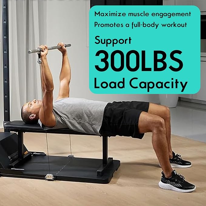 Bench Bar Attachment Straps Compatible with Bowflex Gyms for LAT/Bench Bar Attachment Straps (Pair)