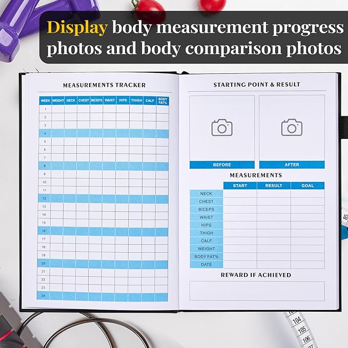 Fitness/Workout Journal for Women & Men 6 Months