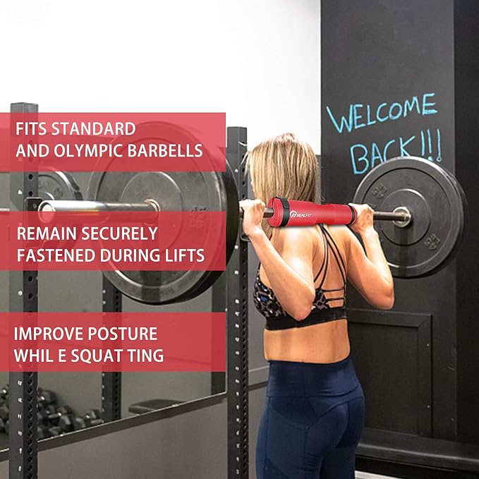 Barbell Pad Squat Pad for Squats—Squat Bar Pad—Great