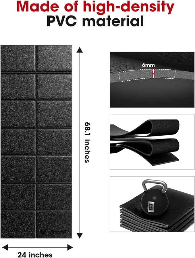 Foldable Treadmill Mat for Carpet
