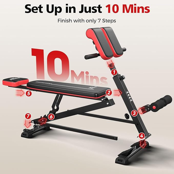 FLYBIRD 4 in 1 Workout Bench