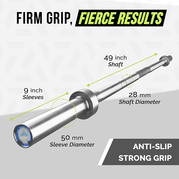 Olympic Training Barbell (6FT) (15 Pound Weight) (300