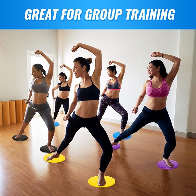Wettarn 24 Pcs Core Sliders for Working Out