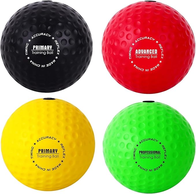Boxing Equipment,Boxing Reflex Ball Set - Improves Hitting 4Ball)
