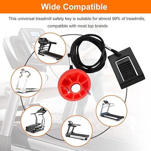 Treadmill Magnet Safety Key for Most of Proform, Image, Weslo, Reebok, Epic, Golds Gym, Freemotion, and Healthrider Treadmills