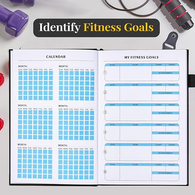 Fitness/Workout Journal for Women & Men 6 Months