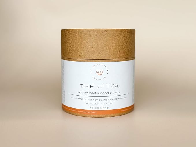 The U Tea - Organic Detox Tea for Urinary Tract Health, Bladder Support, UTI, Liver Detox Tea, Kidney Detox, Natural Remedies for Quick Pain Relief